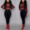 2018 Sexy Women Blouses See Through Transparent Mesh Stand Neck Long Sleeve Sheer Blouse Shirt Ladies Tops Tee Plus Size