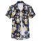 2019 Fashion Mens Short Sleeve Hawaiian Shirt Fast drying Plus Size Asian Size M-5XL Summer Casual Floral Beach Shirts For Men