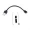 7mm Endoscope Camera Flexible IP67 Waterproof Micro USB Inspection Borescope Camera for Android PC Notebook 6LEDs Adjustable