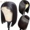 Dejavu Straight Hair Bob Wig Brazilian Lace Front Human Hair Wigs Remy 13×4 Lace Front Wig Straight Bob Human Hair Wig For Woman