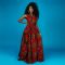 Fashion Elastic Maxi Dress 2020 News Long Robe African Dresses for Women Bazin Riche Clothes Vestidos Dashiki Party Vacation