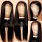 Lace Front Human Hair Wigs Straight Pre Plucked Hairline Baby Hair 8-26 Inch 13×4 150% Malaysian Remy Human Hair Lace Front Wigs