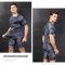 Men Running Shirt Compression Quick Dry Breathable Gym Shirt Elastic Sweat Sport Shirt Fitness Men Clothing Rashguard Male Tops
