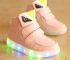 baby LED light kids boots fashion child sneaker shoes for boys tenis girls trainer casual flat leather luminous shoes