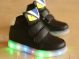 baby LED light kids boots fashion child sneaker shoes for boys tenis girls trainer casual flat leather luminous shoes