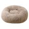 free shipping Comfortable Pet Dog Bed Nest Washable Kennel Soft Warm Long Plush Kennel Pet Cats Dog Round Bed House